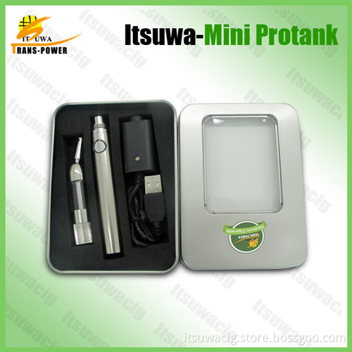 Itsuwacig E Cigarette, Mini Protank with Rotating Drip